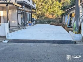 ご家族の車はもちろん来客時も安心して車を停められる駐車スペース工事