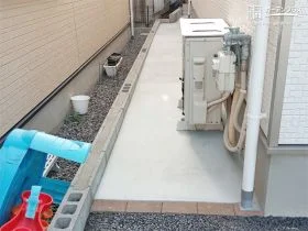 雑草対策を万全にしメンテナンスの手間を軽減するリフォーム工事