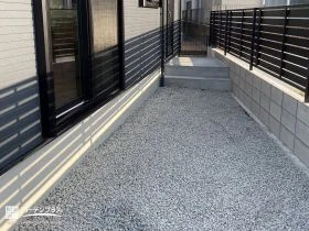 シンプルながらも美しいお庭[施工後]