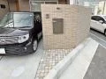 繊細な質感が上品なタイル門柱