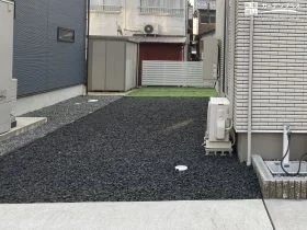 雑草対策を施したお庭[施工後]