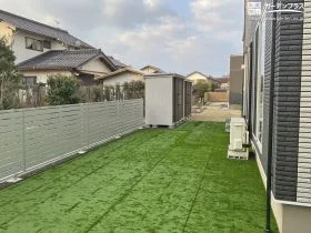 シンプルながらも使い勝手の良い快適なお庭リフォーム工事