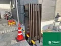 サイドスクリーンがおしゃれな機能門柱
