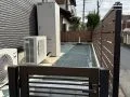 お住まいにフィットする木目調の目隠しフェンス