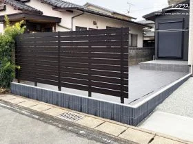緑との調和も楽しみなお庭[施工後]