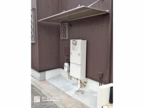 玄関横の省スペースを活かした駐輪スペースのリフォーム工事