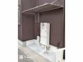 玄関横の省スペースを活かした駐輪スペースのリフォーム工事