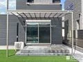 デッキ空間をより快適にするテラス屋根を設置