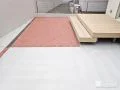 ステップ付きでお庭への出入りがスムーズなウッドデッキ設置工事