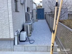 犬走りの雑草対策でお手入れを楽に[施工後]