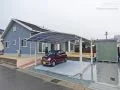 土留めでスッキリ区切る！広さを活かした新築外構