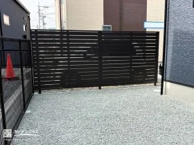 お庭で過ごす時間がもっと心地よくなる目隠しフェンス[施工後]