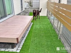 家族と愛犬が快適に過ごせるドッグランガーデンリフォーム工事