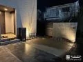夜の帰宅時、やさしい光に迎えられるよう光のデザイン