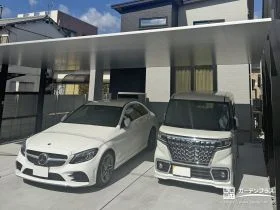 愛車をしっかり守る快適な駐車空間[施工後]