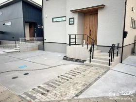 お客様お好みのピアノデザインで個性が光る新築外構