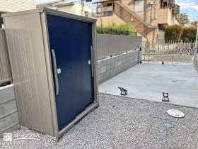 駐輪・駐車ができる多目的な空間へ[施工後]