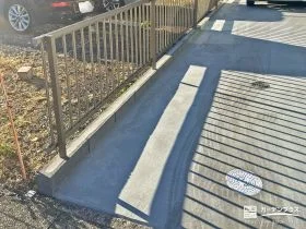 雑草対策が万全でお車の出し入れもスムーズな駐車スペース工事