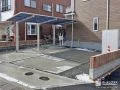 お車を雨や雪から保護するスタイリッシュなカーポート設置工事