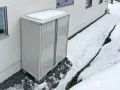 雪の多い地域でも安心な耐久性の高い物置設置工事