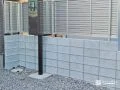 シャープなラインが美しい目隠しフェンスの設置工事