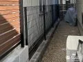圧迫感を与えないメッシュフェンス