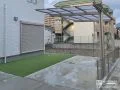 すっきりとスマートな印象のカーポート