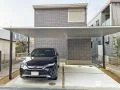お車を守り日々のお出かけをスムーズにするカーポート設置工事
