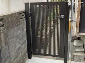 セキュリティ性を高める門扉[施工後]