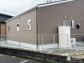 開放感を保てる敷地境界[施工後]