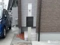 シンプルでスリムな機能門柱