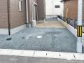 主庭と犬走りの雑草対策