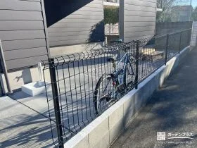 安心感がプラスされるメッシュフェンス[施工後]