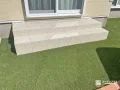 日々の動線をおしゃれにサポートするお庭のタイルステップ