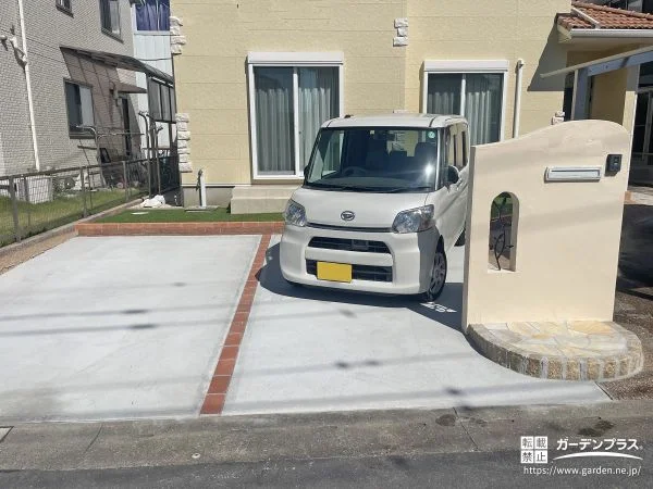 使いやすさを大切にした駐車スペースの拡張リフォーム工事