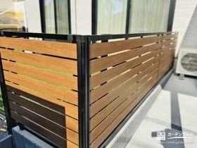 外からの視線をやわらかく遮る目隠しフェンス[施工後]