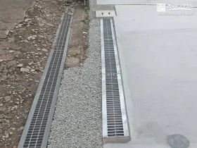 雨水集水対策となる側溝工事[施工後]