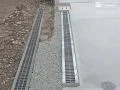 雨水集水対策となる側溝工事