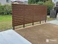 ほどよく光と風を通す心地よい目隠しフェンス