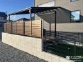 別角度から見たテラス屋根