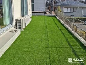 年中きれいな緑を楽しめるローメンテナンスな主庭[施工後]