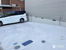 お車の出し入れがスムーズな駐車スペース[施工後]
