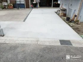 車の出入りがスムーズになる駐車スペース[施工後]