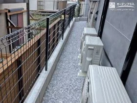 日々の管理をラクにする、防草対策とフェンス設置で快適な裏庭空間に[施工後]