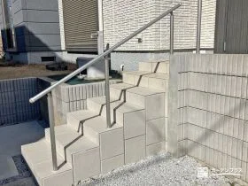 土留めを解体して空間を有効活用した駐車スペース拡張工事