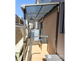 天候を気にせずに快適な家事空間として使える屋根付きデッキ工事