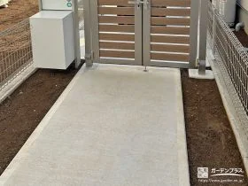 歩きやすい玄関アプローチ[施工後]