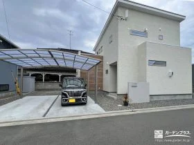 雨の日でも安心して快適にお使いいただける駐車スペース工事
