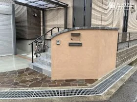 ナチュラルで落ち着きのある門まわり[施工後]