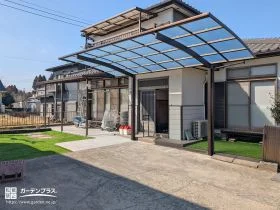 玄関から雨に濡れず快適動線＆お庭もすっきり安心リフォーム工事